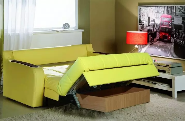 Giường sofa nhỏ: Ghế sofa nhỏ nhỏ và nhỏ gọn rộng 120 cm rộng và nhiều hơn nữa, kích cỡ của các mô hình gấp 8989_37
