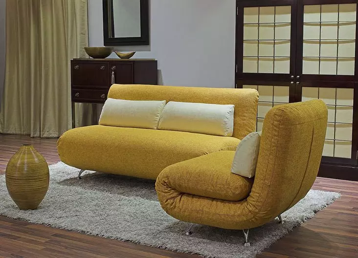 Giường sofa nhỏ: Ghế sofa nhỏ nhỏ và nhỏ gọn rộng 120 cm rộng và nhiều hơn nữa, kích cỡ của các mô hình gấp 8989_40