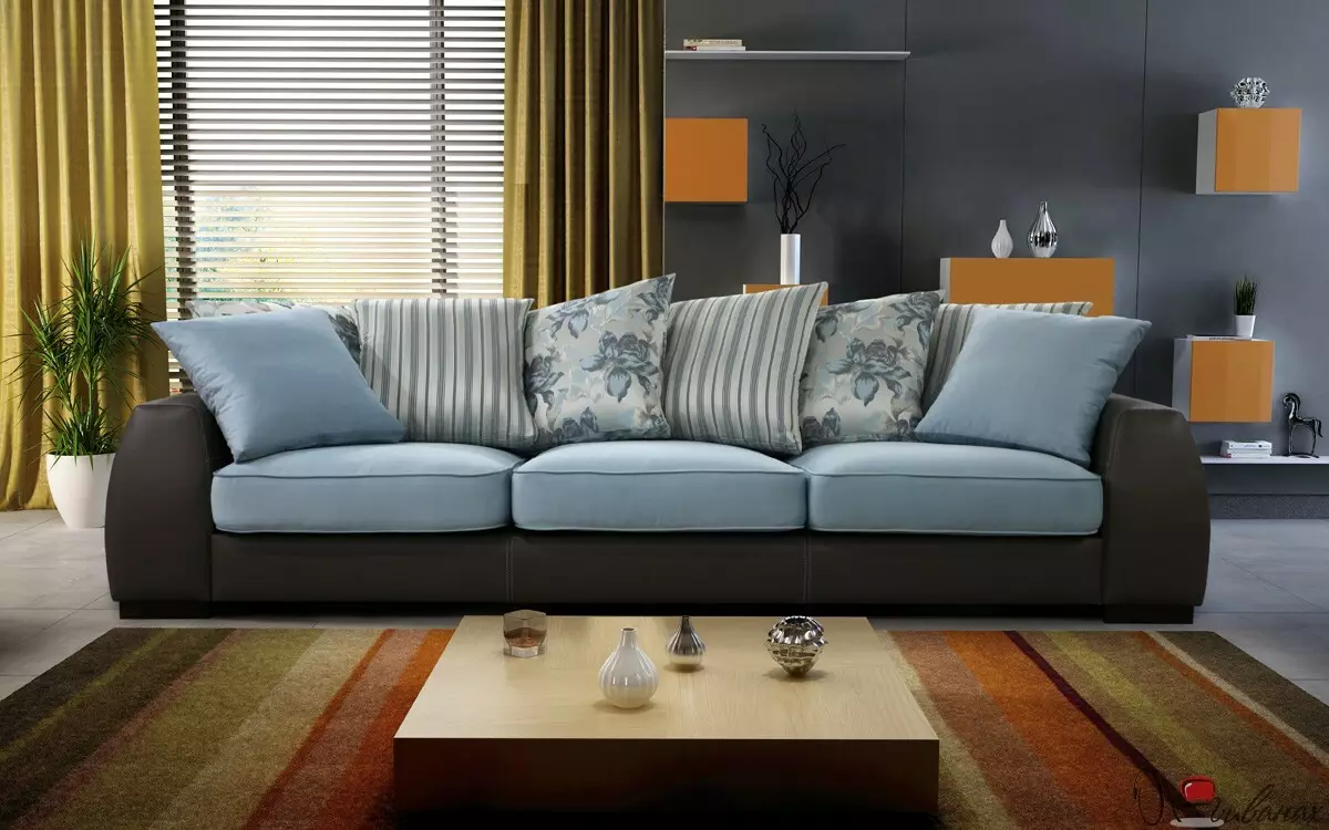 Sofa Sofa (Picha 53): Chagua super starehe na nzuri sofa laini 8992_39