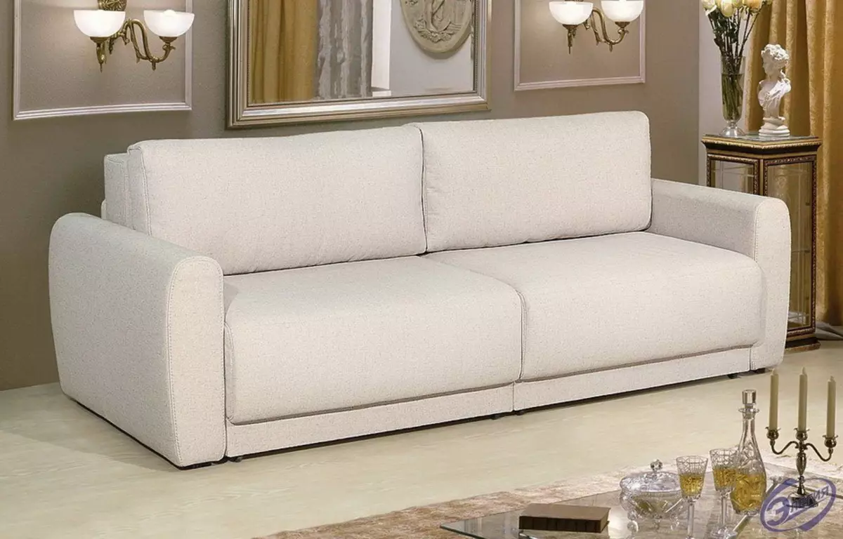 Sofa dengan blok spring bebas: apakah mata air bebas? Sudut, sofa lurus dan modular. Apa yang lebih baik untuk tidur? Ulasan 8994_13