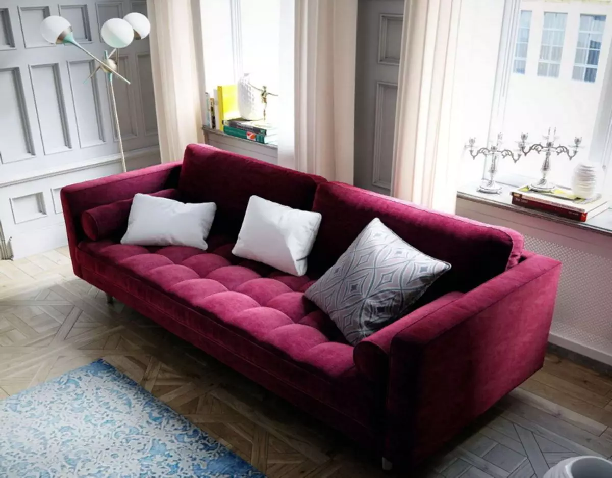 Sofa dengan blok spring bebas: apakah mata air bebas? Sudut, sofa lurus dan modular. Apa yang lebih baik untuk tidur? Ulasan 8994_16