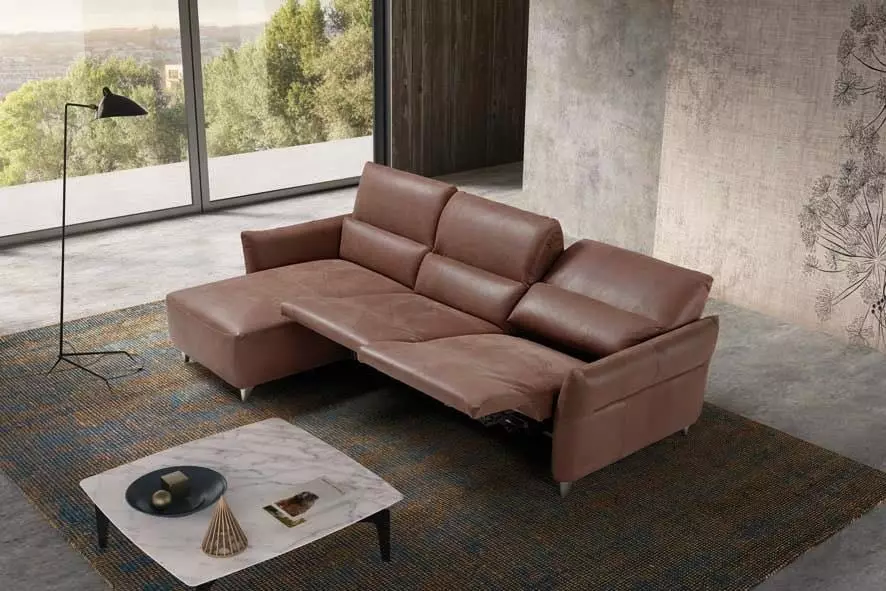 Sofa with a mechanism Adverter: with a sleeping place of corner and straight, with electric advertiser, for home theater, double and triple 8996_18