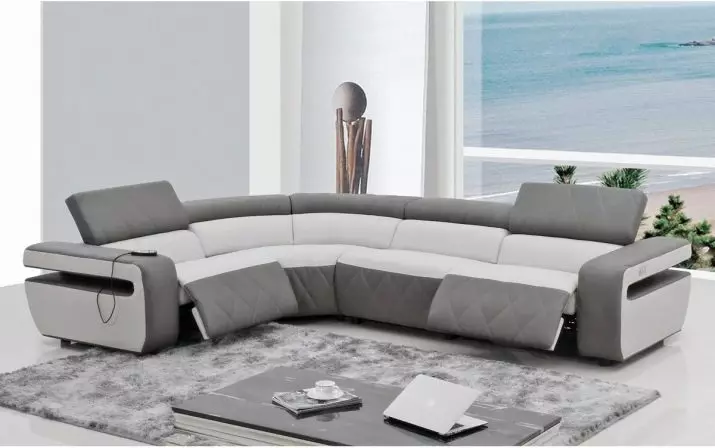 Sofa với một bộ điều thanh cơ chế: Với một nơi ngủ và thẳng, với nhà quảng cáo điện, cho rạp hát tại nhà, đôi và gấp ba 8996_3