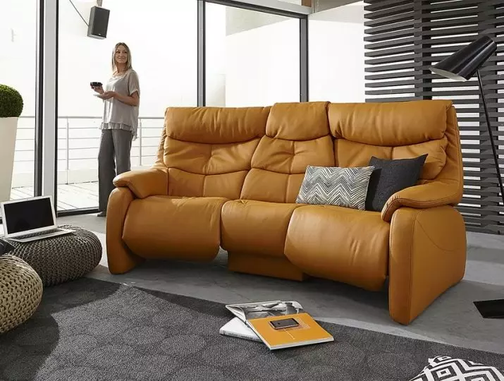 ספה עם מנגנון Adverter: עם מקום שינה של פינה ישר, עם מפרסם חשמלי, עבור קולנוע ביתי, כפול משולש 8996_32