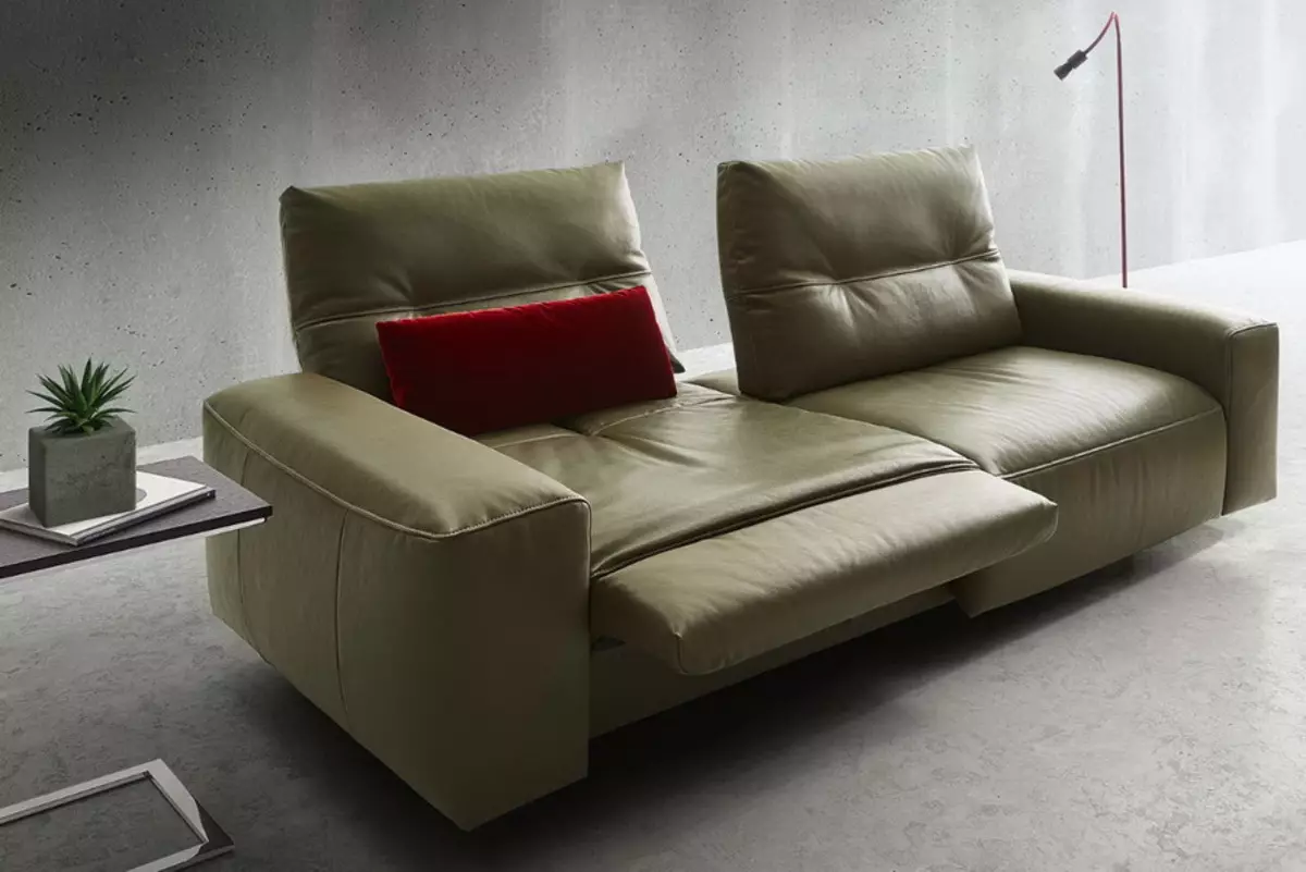 एक तंत्र विज्ञापन के साथ सोफा: कोने की नींद की जगह और सीधे, बिजली विज्ञापनदाता के साथ, होम थियेटर, डबल और ट्रिपल के लिए 8996_35