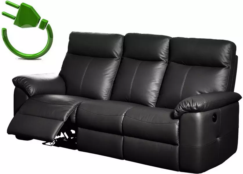 Sofa med en mekanisme Adverter: Med et sovesofa og rett, med elektrisk annonsør, for hjemmekino, dobbeltseng og trippel 8996_8