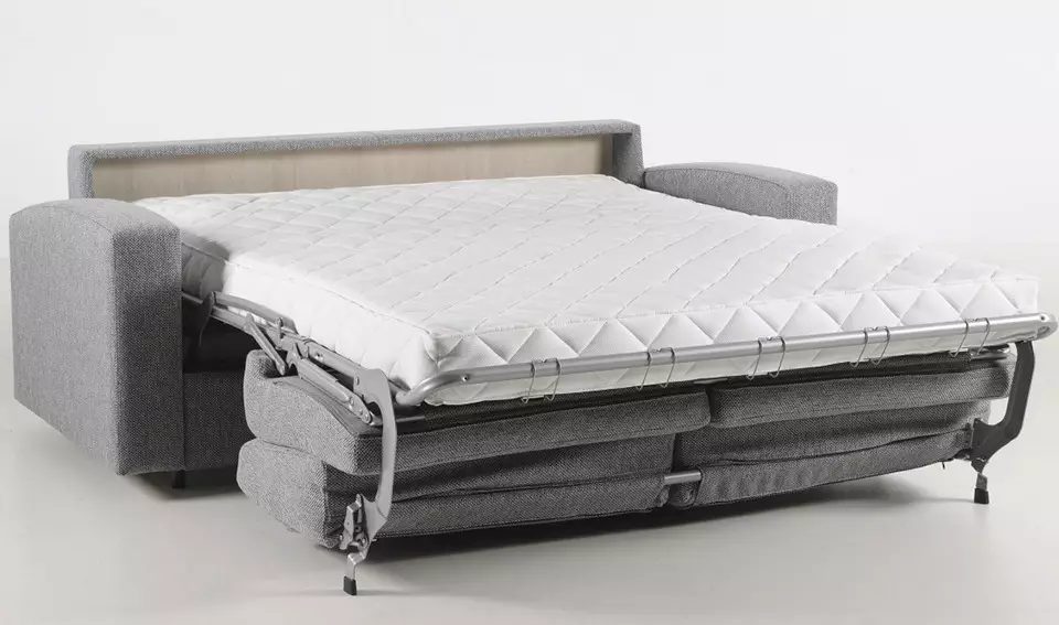 Sofà llits amb matalàs ortopèdic: trieu per a l'ús diari Roll-out i sofàs plegats amb matalàs de primavera i anatòmica 8999_53