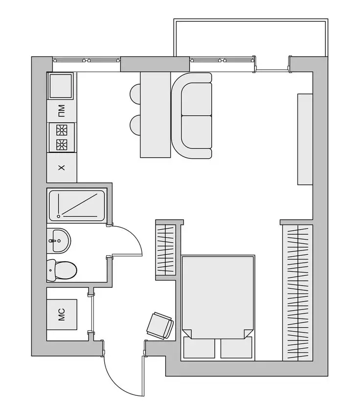 Sofas kun dormanta loko en malgranda ĉambro: kompaktaj modeloj kaj transformaj mekanismoj por malgrandaj-grandaj apartamentoj, konsiloj pri elektado 9012_29