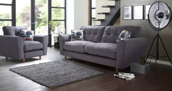 Tilepan Double Sofas: ukuran, milih hiji sofa tilepan 2-seater 9015_6