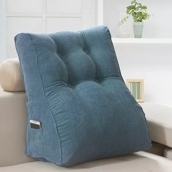 Bantal untuk sofa (56 foto): dekoratif besar dan kecil bantal lembut di sofa dalam, ukuran standar, persegi panjang dan bulat 9016_14