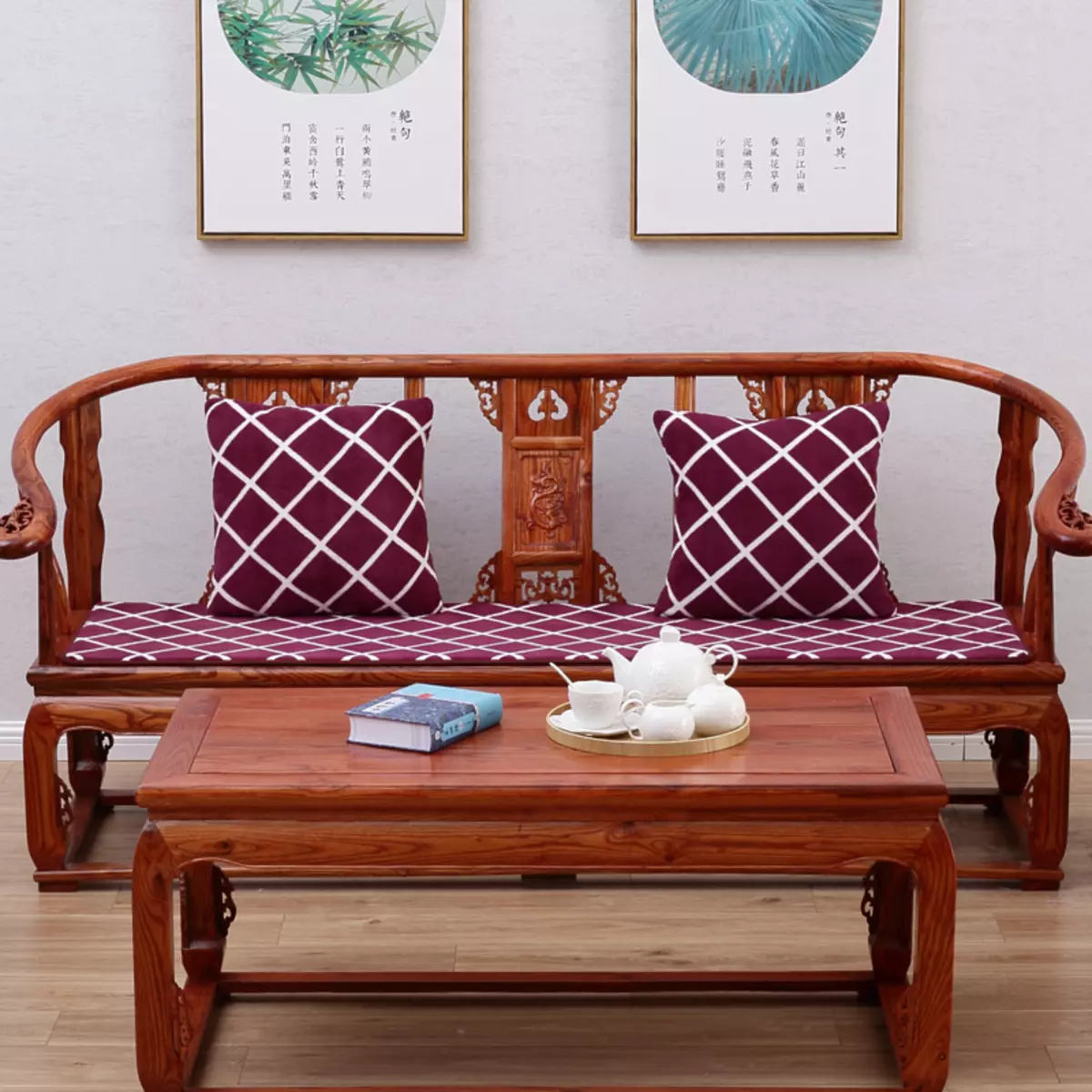 木製沙發：從一系列松樹和山毛櫸，框架和木製的模型，背部，折疊角和直的未統帥沙發 9023_55