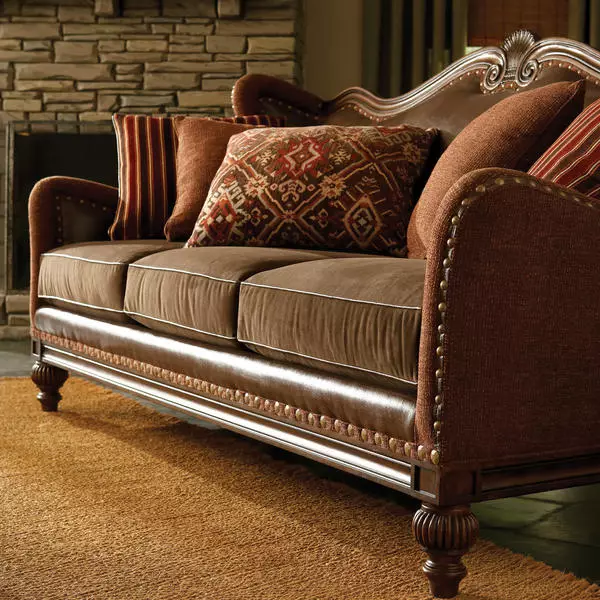 sofás de madera: a partir de una matriz de pino y haya, los modelos en el marco y de madera con espalda, plegable sofás angulares y rectos unprofinal 9023_60