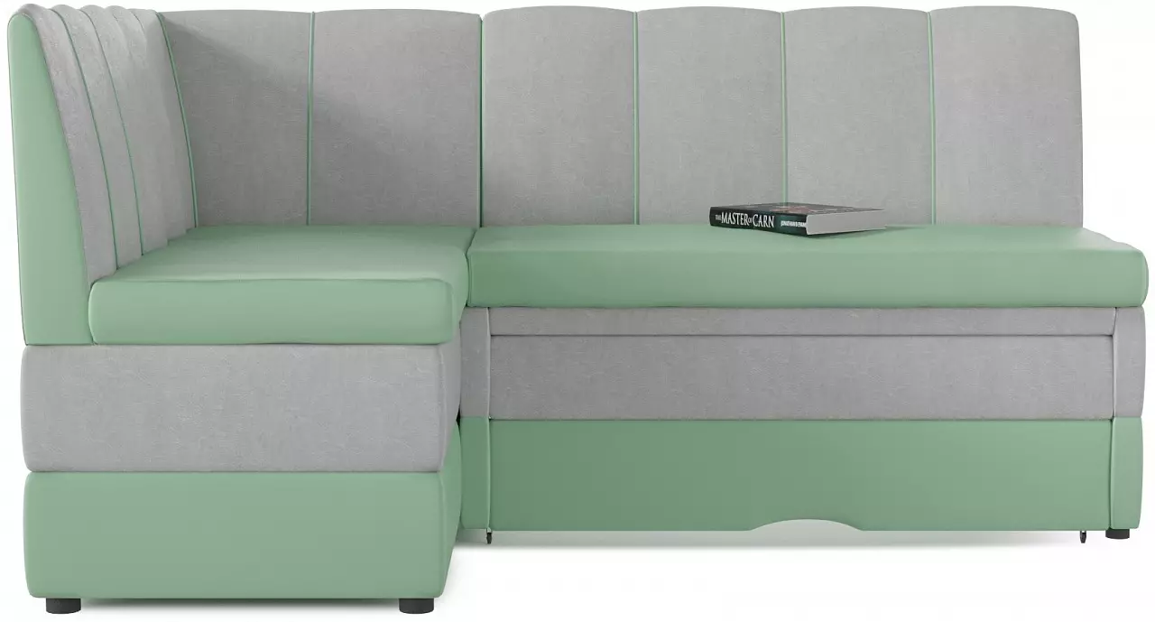 Hjørne sofaer med delfin mekanisme: en sovesofa med et stort soveplass og uten armlener, i stil med moderne og andre 9028_11