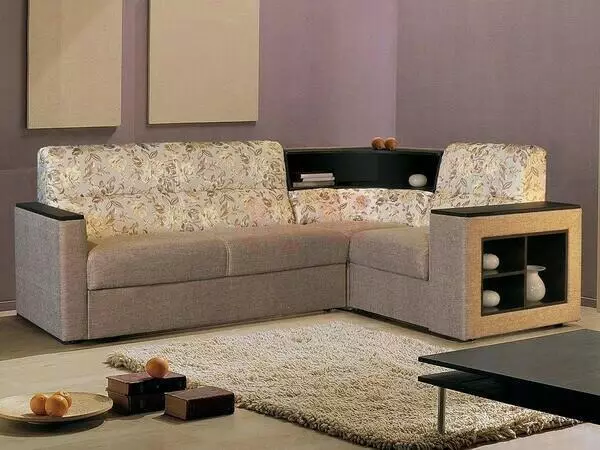 Kaum sofas nrog Dolphin Mechanism: Lub rooj zaum txaj nrog lub qhov chaw pw thiab tsis muaj armrests, hauv cov style ntawm niaj hnub thiab lwm yam 9028_20