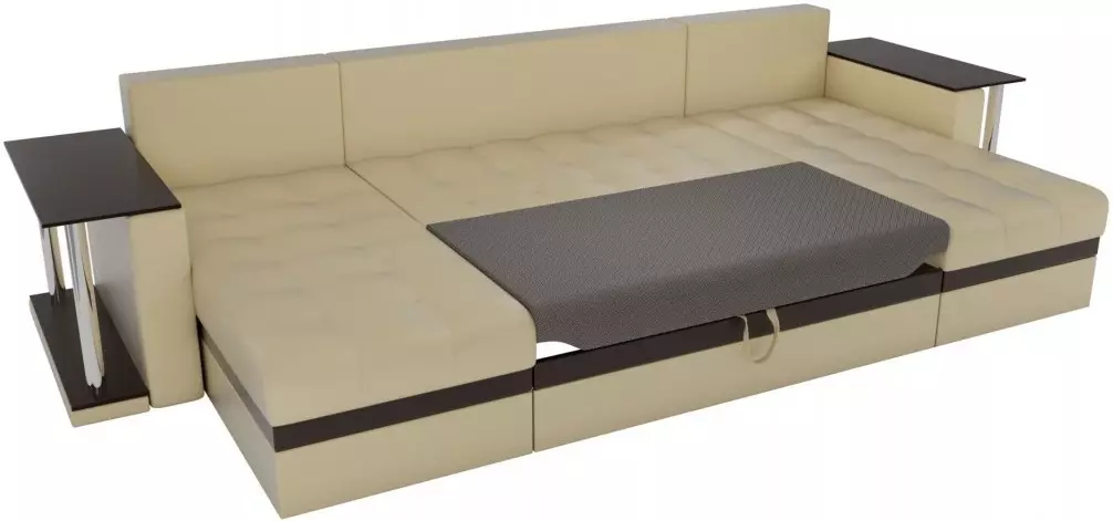 Hjørne sofaer med delfin mekanisme: en sovesofa med et stort soveplass og uten armlener, i stil med moderne og andre 9028_24