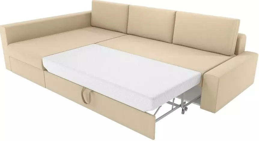 Hjørne sofaer med delfin mekanisme: en sovesofa med et stort soveplass og uten armlener, i stil med moderne og andre 9028_25