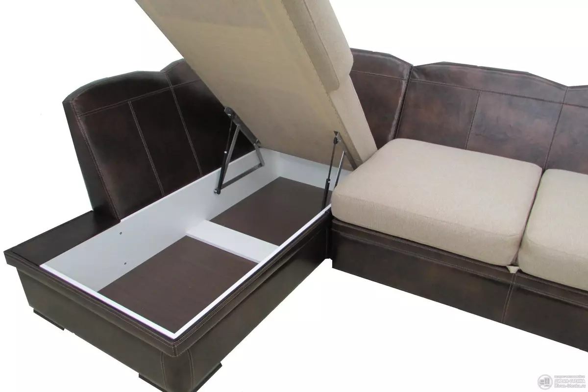 Ъглови дивани с Dolphin механизъм: разтегателен диван с голямо място за спане и без подлакътници, в стила на съвременната и други 9028_29