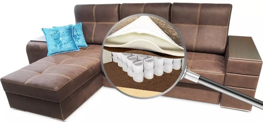 Ъглови дивани с Dolphin механизъм: разтегателен диван с голямо място за спане и без подлакътници, в стила на съвременната и други 9028_32