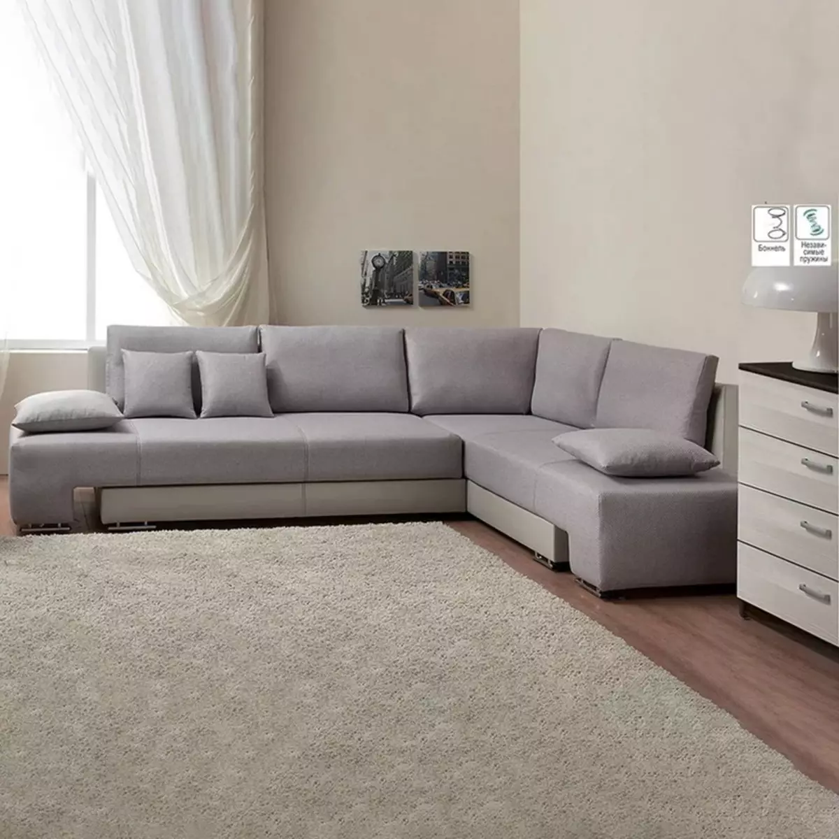 De beste sofa's fabrikanten in Rusland: een lijst met designmeubels van de Russische productie en een beoordeling van meubelfabrieken 9036_8