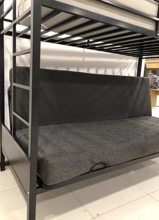 Sofa trafo bunki voodi: valige väikese suurusega korteri kahekorruseline trafo 9041_37