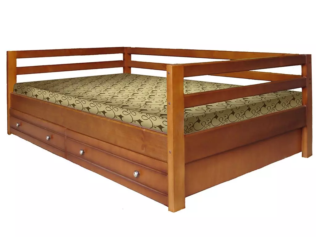 Zložljiva dvojna kavč: Izberite posteljo, drsenje in z dvižnim mehanizmom 9046_16