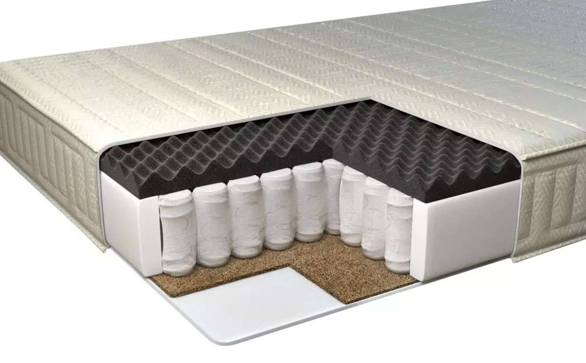 Folding Double Sofa: Pumili ng bed-transpormer bed, sliding at may mekanismo ng pag-aangat 9046_18