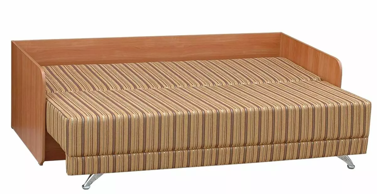Taitettava kaksinkertainen sohva: Valitse sängynmuuntajan sänky, liukuva ja nostomekanismi 9046_23
