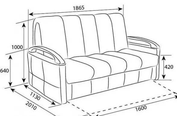 Cordon sofa: ortopedinis ir pavasaris, sulankstomas dviejų sekcijų ir anatominių modelių čiužiniai 9052_19
