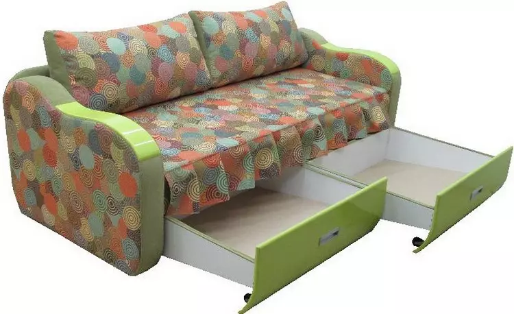 Sofa na may orthopedic mattress at isang kahon para sa linen: 120x190 cm at iba pang mga laki. Paano pumili ng isang modelo? 9055_23