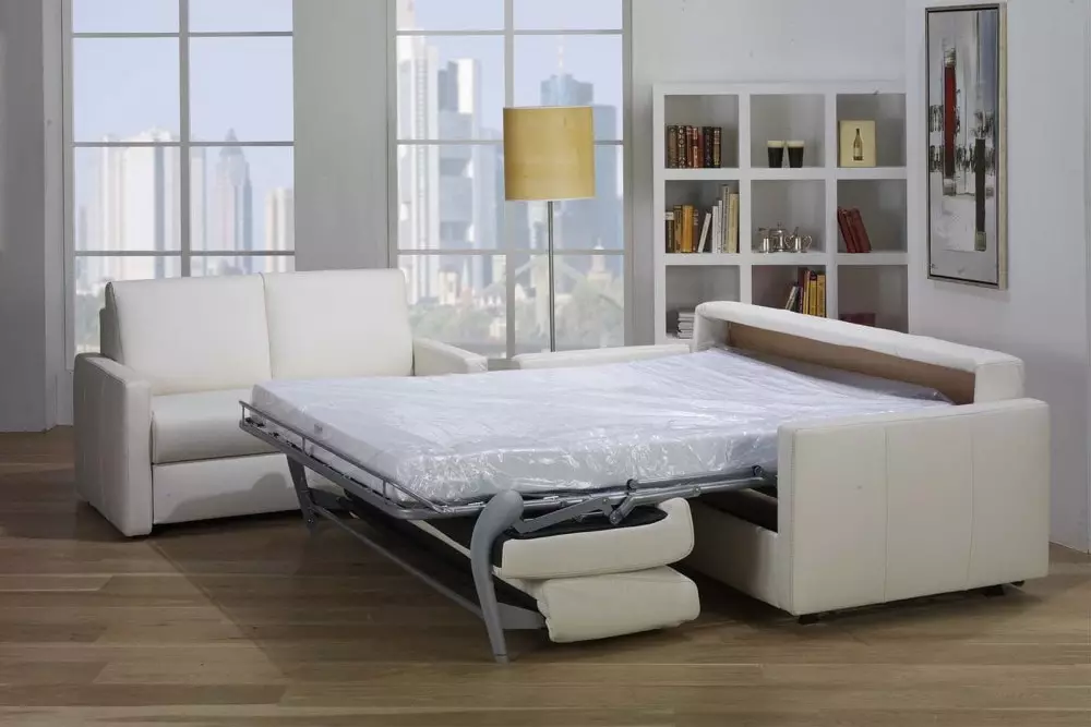 Sofa ngủ (87 ảnh): Chọn rộng 160 cm trong phòng, kích thước 160x200, 200x200 và 180x200, giường sofa với lưng cao và ghế sofa-ghế sofa 9066_76