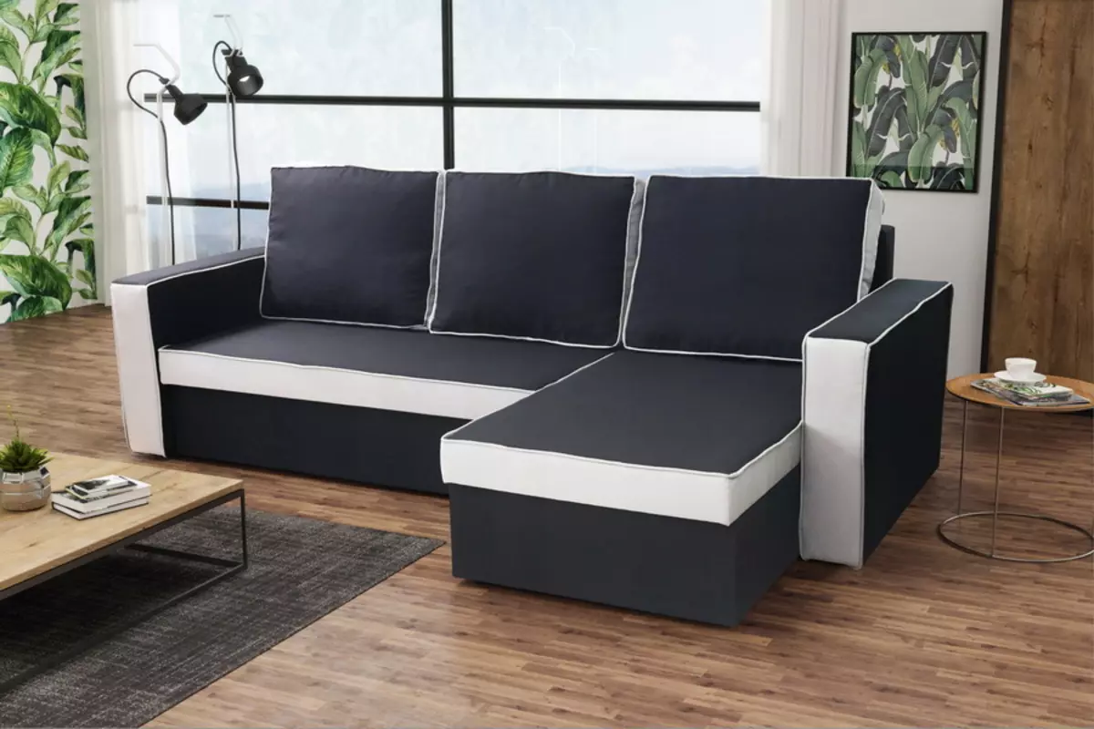 Дивани з механізмом «седафлекс»: вибираємо диван-ліжко з механізмом «американська розкладачка», кутові і вузькі моделі 9069_38