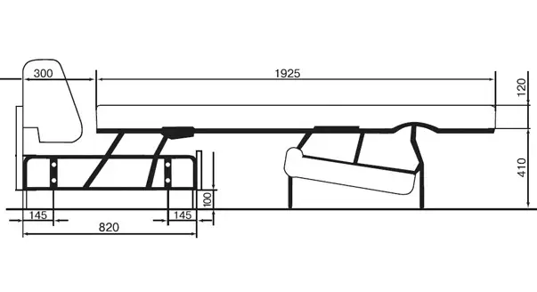 Sofos su Sedaflex mechanizmu: pasirinkite sofa lova su mechanizmu 
