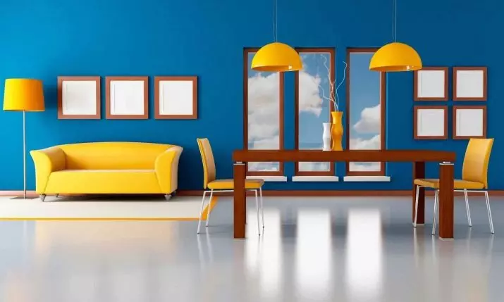 Kollane diivanid (73 pildid): Näited interjööri. Corner ja diivanid, väikeste ja kokkuklapitavad, mudelite hall, sinine ja must ja kollane 9077_50