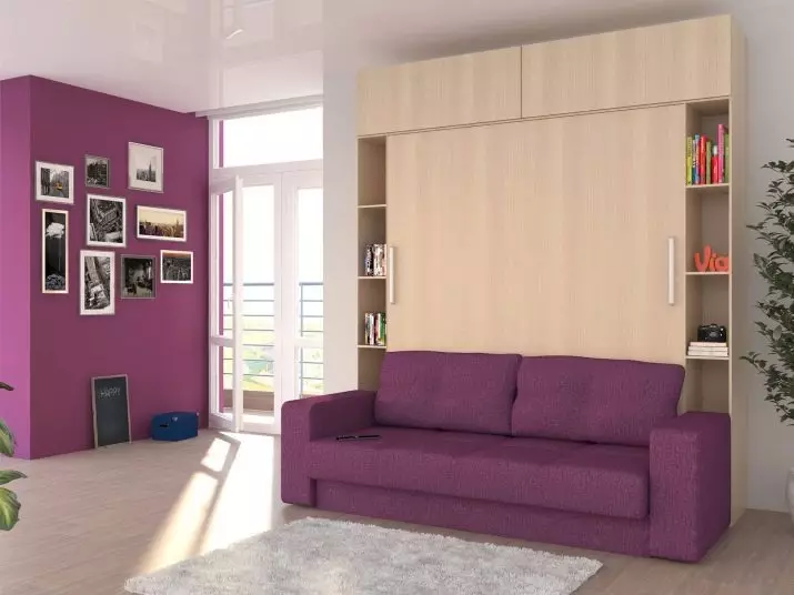 Трансформаторни дивани за маломерен апартамент (49 снимки): Най-добрите модели за една малка стая, преглед на ъглови, преки и модулни дивани, техните механизми и размери на трансформация 9079_49