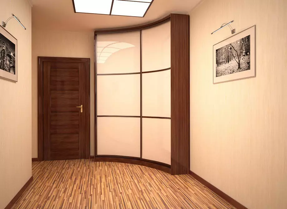 Hallway-vardagsrum (78 bilder): Design vardagsrum kombinerat med en korridor i ett privat hus och en lägenhet, hallens layout, kombinerat med korridoren till ett rum 9096_39