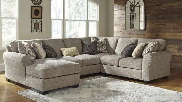 Sofas Amérika: Pilih juru lemes sareng sofas lempeng, ranjang sofas ti Amérika 9099_2