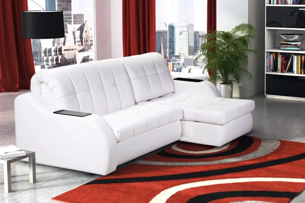 Dafas sofas na matratic na drawer linen: akuku sohas na ụdị ndị ọzọ 9103_18