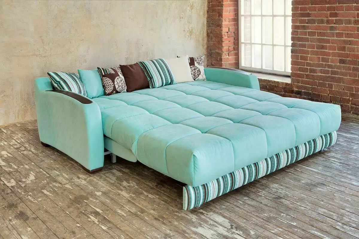 Sofas secara kanthi kasur orthopedic lan laci orthopedic lan laci linen: Corner Sofas amben lan model liyane 9103_2