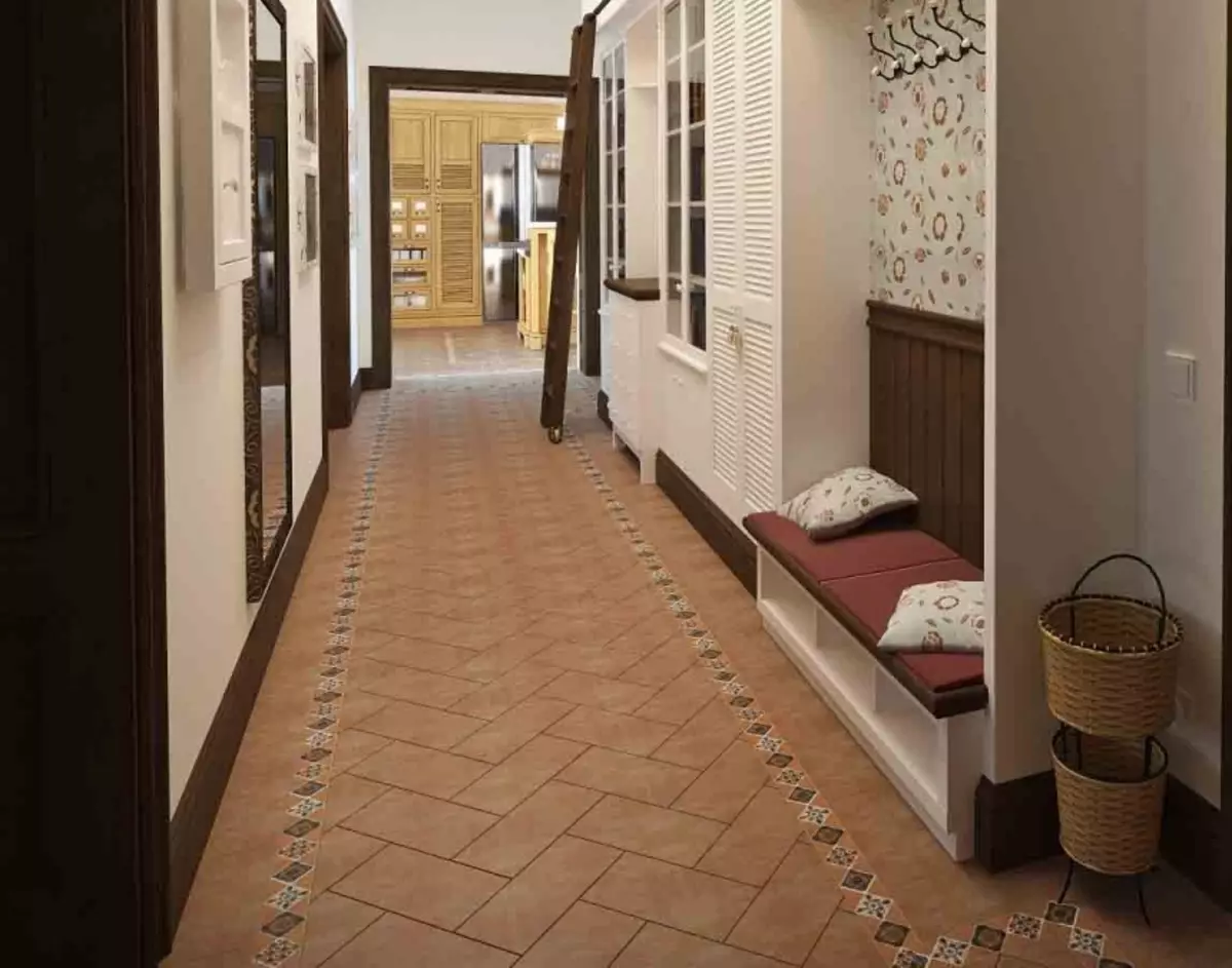 狹窄的走廊大廳（74張照片）：公寓設計中的鏡子走廊，內置角度家具深度30厘米和走廊中的模塊化牆 9116_24