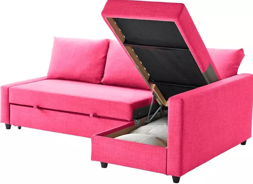 Pink Sofas: Ekzemploj en la interno, malpura kaj polva-rozkolora koloro, mola kaj griza rozkolora, pala rozkolora kaj aliaj nuancoj 9119_20