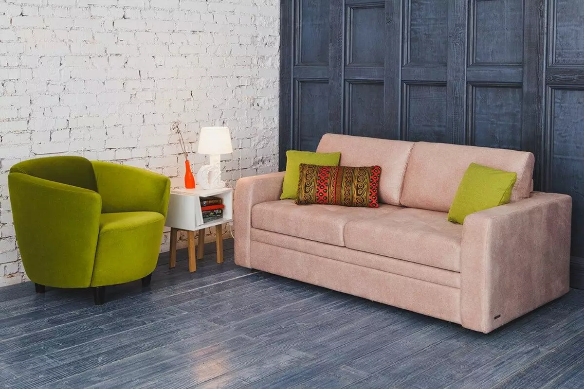 Pushe Sofas: hoeke, rjochte en modulêr, sofa-bedden en oare modellen út it fabryk. Klant beoordelingen 9127_28