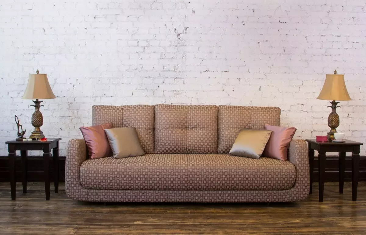 Sofa Pushe: sudut, lurus dan modular, tempat tidur sofa dan model lain dari pabrik. Ulasan pelanggan 9127_30
