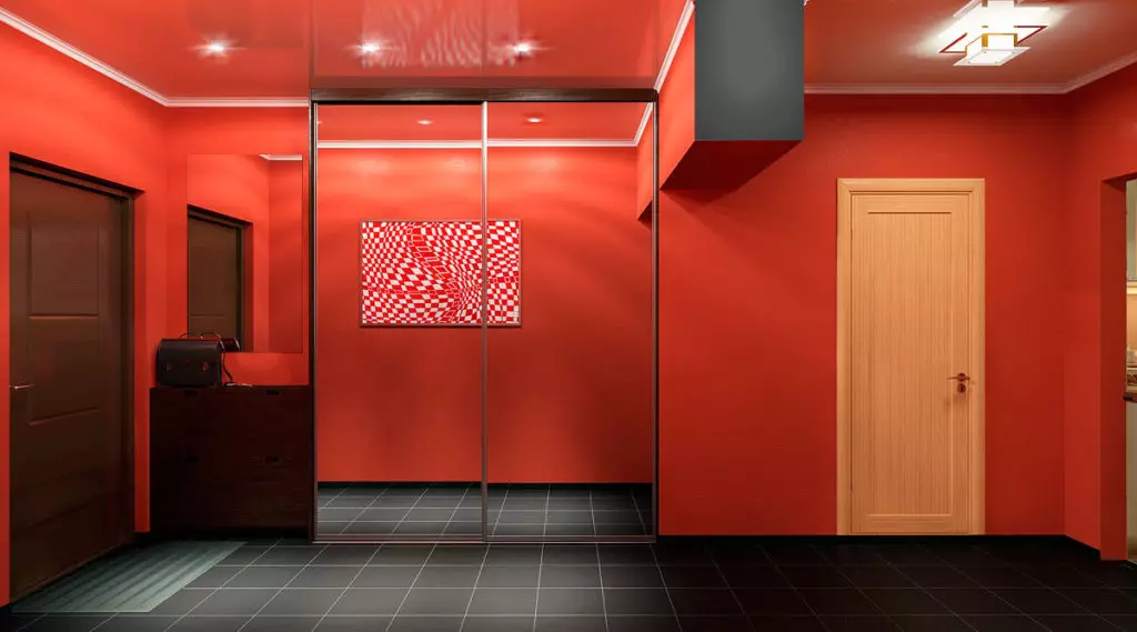 Malereiwände im Korridor (51 Fotos): Wie malen Sie die Wände auf dem Flur? Interior Design-Optionen in der Wohnung und im Haus 9152_27