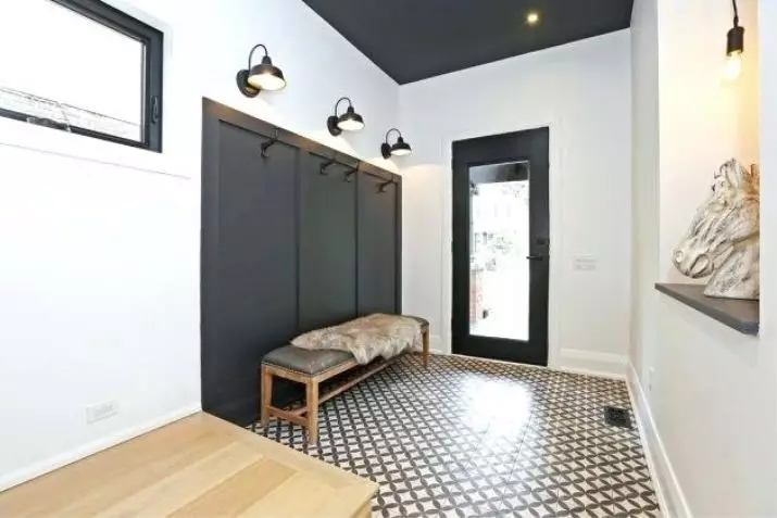 Malereiwände im Korridor (51 Fotos): Wie malen Sie die Wände auf dem Flur? Interior Design-Optionen in der Wohnung und im Haus 9152_47