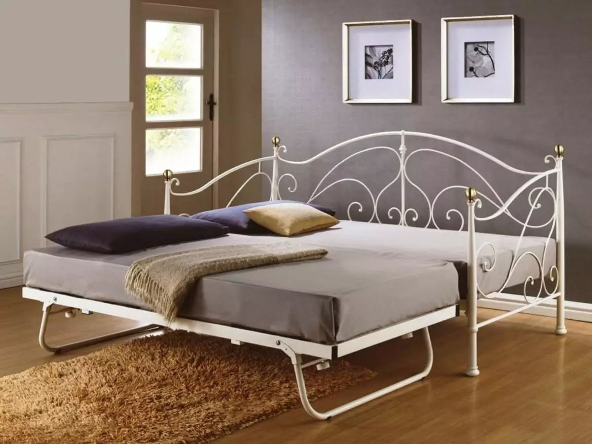 кровать икеа металлическая белая с ажурной спинкой