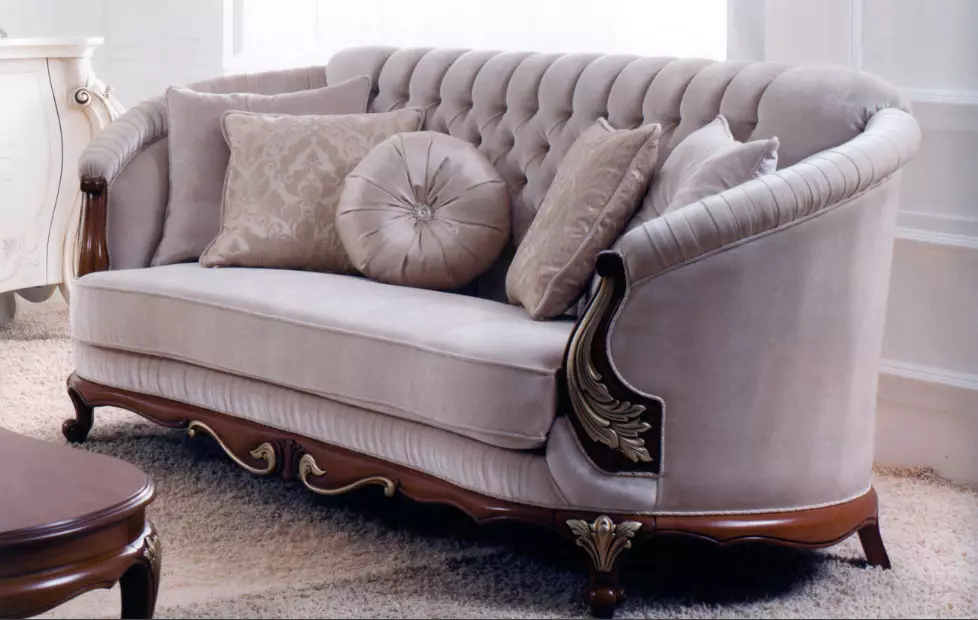 沙發款式（39張）：復古和美式，意大利和中文，新古典，Ampir和經典 9170_16