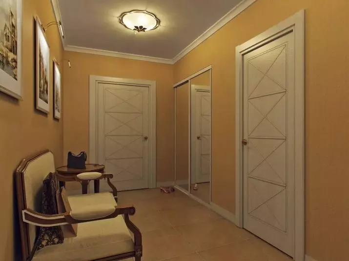 Design di un piccolo corridoio (74 foto): le idee dell'interno di piccoli corridoi in appartamenti. Come equipaggiare un corridoio stretto? 9179_37