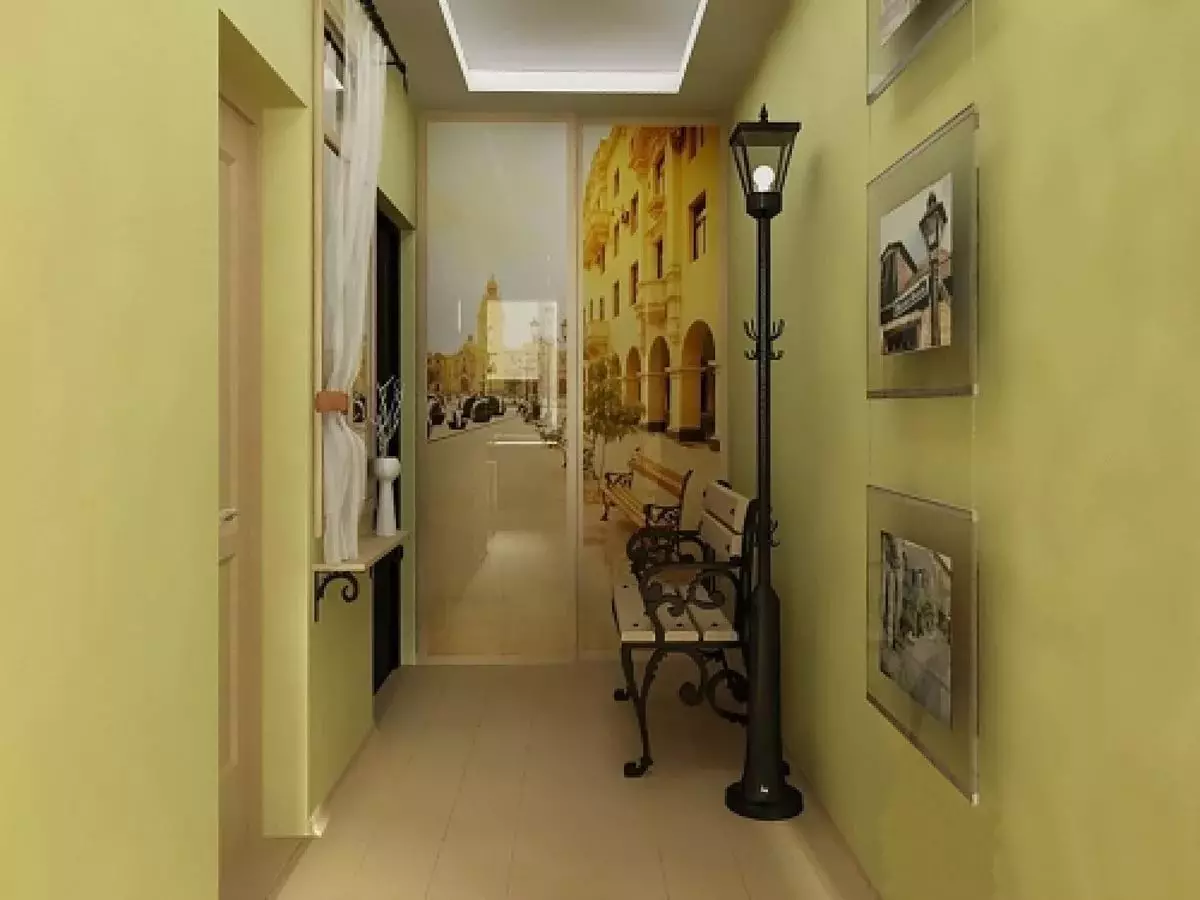 Design di un piccolo corridoio (74 foto): le idee dell'interno di piccoli corridoi in appartamenti. Come equipaggiare un corridoio stretto? 9179_4
