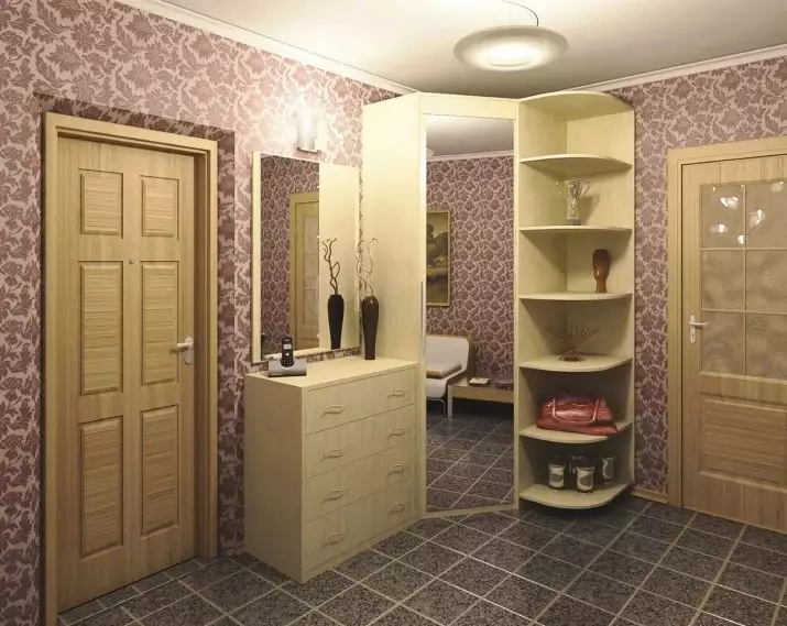 Design di un piccolo corridoio (74 foto): le idee dell'interno di piccoli corridoi in appartamenti. Come equipaggiare un corridoio stretto? 9179_59