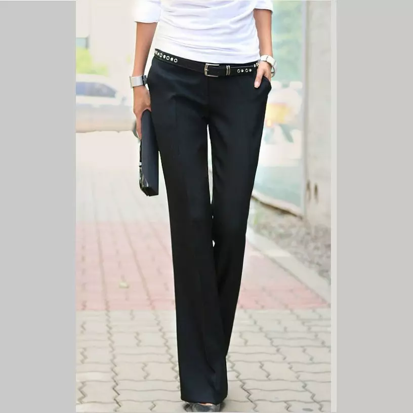 Modne hlače 2021: Ženske elegantne modele, modni trendi 917_12